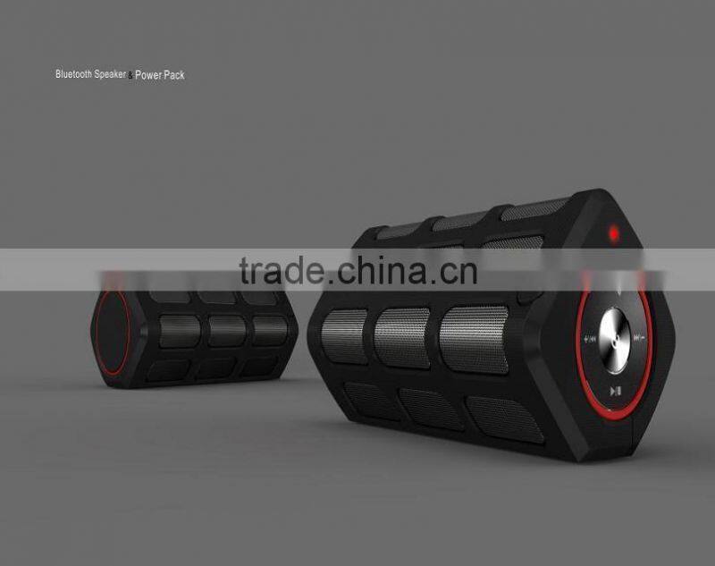 Built-in Power Bank Function 5200mah Waterproof Bluetooth Speaker