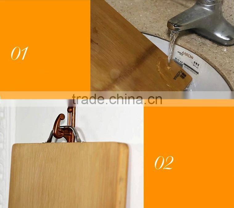 2015 hot selling square shaped bamboo cutting board