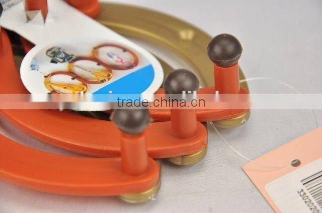 Retractable circular plastic hook