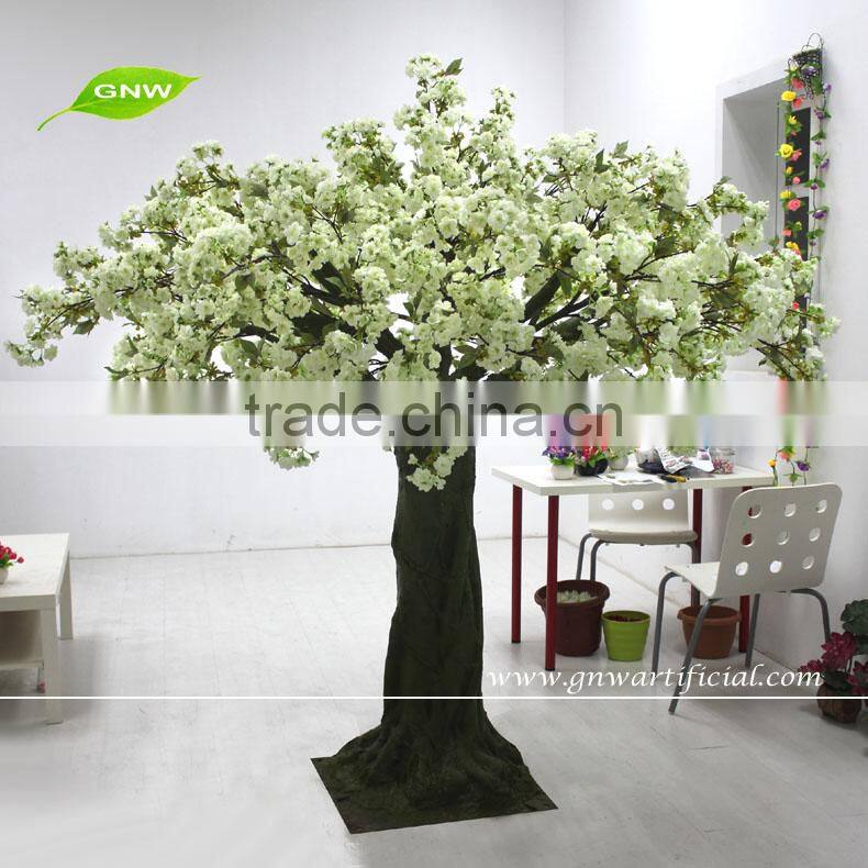 GNW BLS014-8 10ft Pink Color Fake Cherry Blossom Tree Indoor Outdoor Landscape Decor