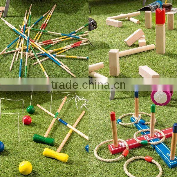 Wooden garden mikado game set