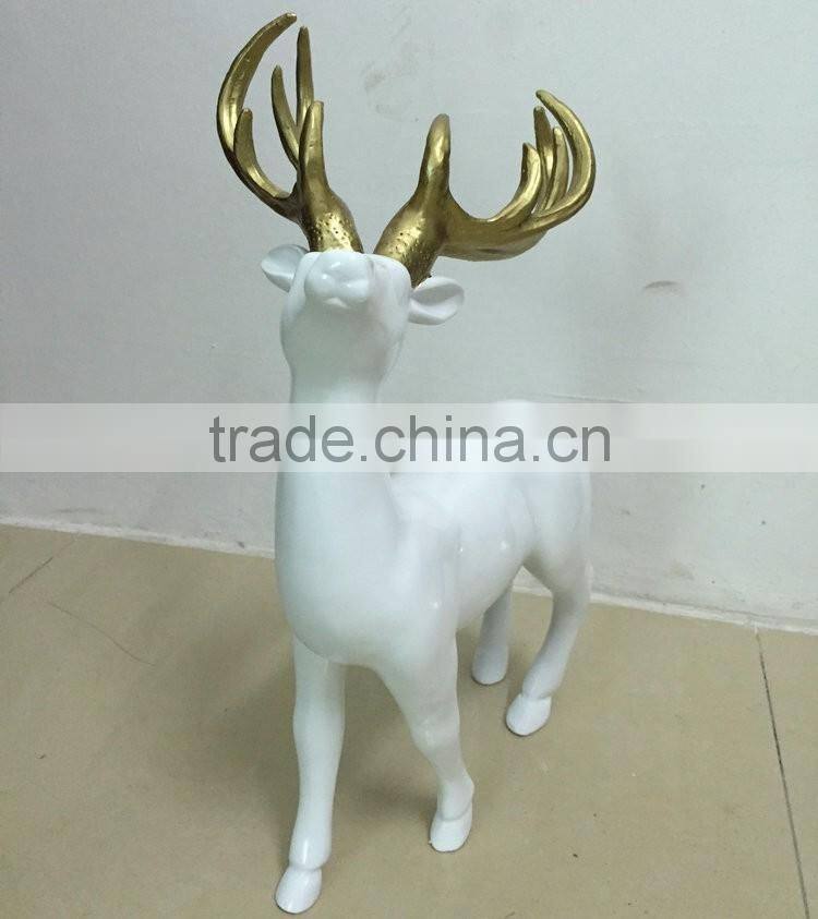 Resin Christmas reindeer figurine