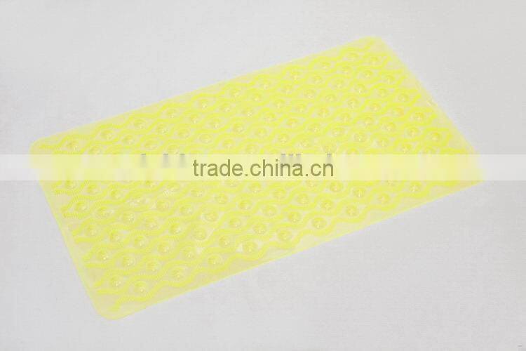 Top grade hot-sale grass shaped popular pvc bath mat
