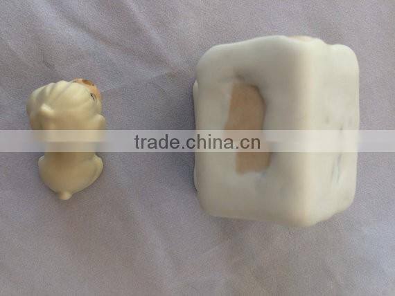 Precious Moments Sugar Town Sugar and her Doghouse figurines