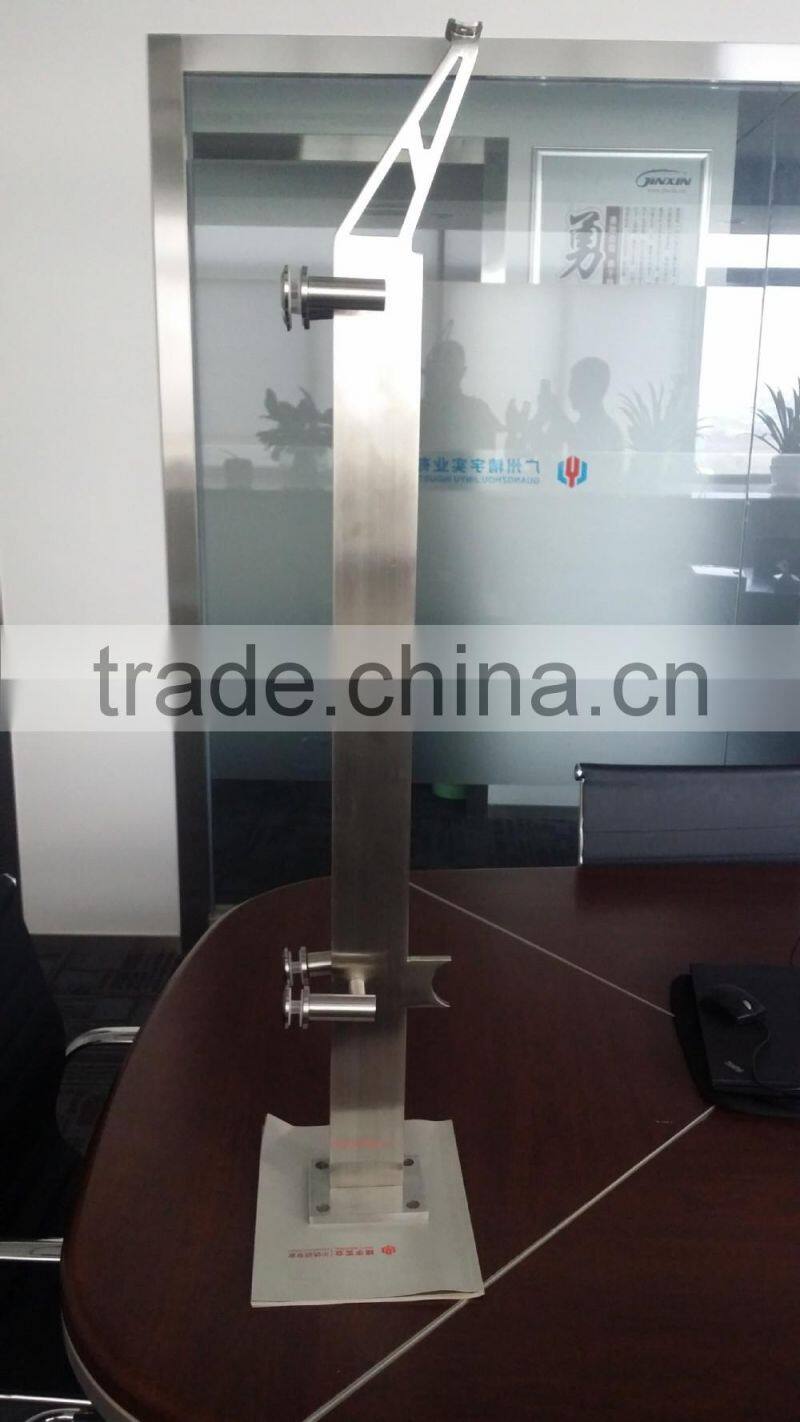 Stainless Steel Heavy Duty Balustrade for OutDoor Stair Handrail Construction