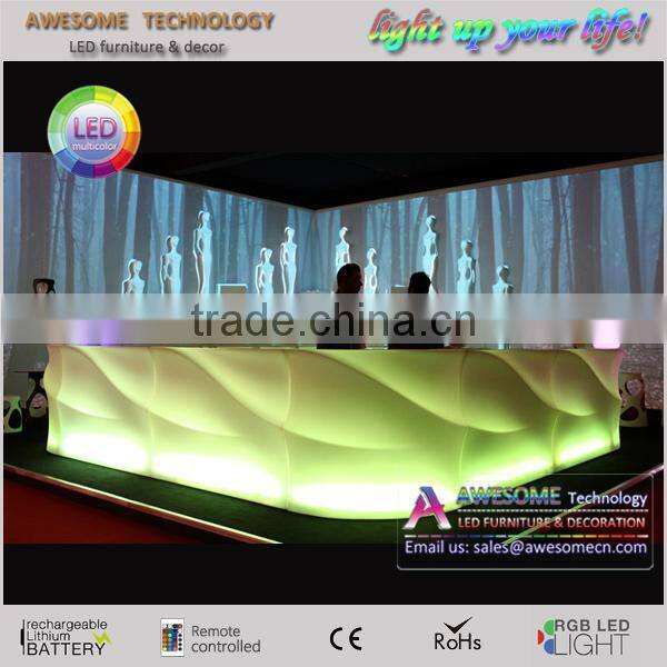 wave design glow LED straight jumbo bar (BC180)