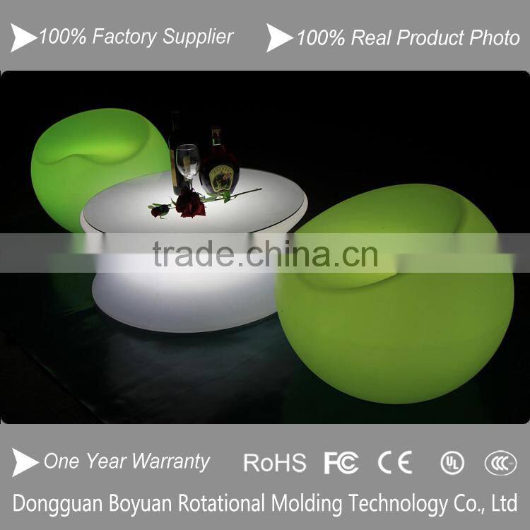 Apple Sofa, Plastic LED Sofa, LED Bar Chairs
