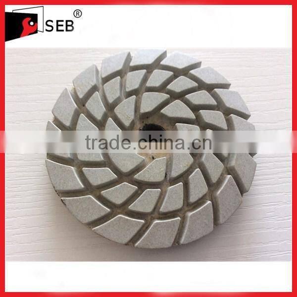 Dry diamond polishing pads for concrete SEB-PP110685