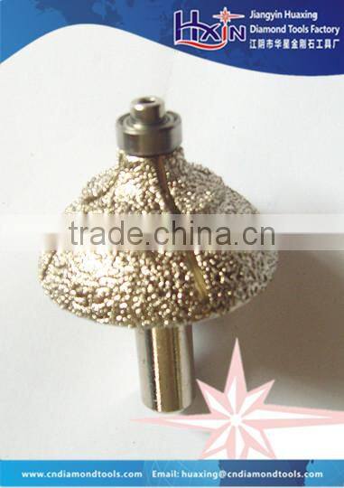 Mini Diamond router bits for grinding stone / Vacuum Brazed diamond engraving bits