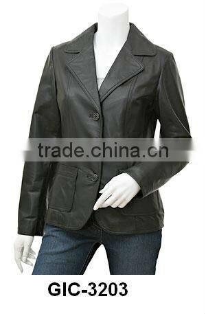 Ladies leather jacket
