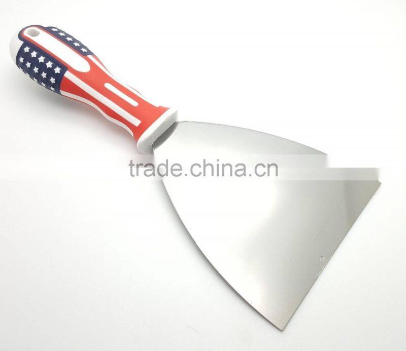2016 New arrival American flag handle Carbon steel blade putty knife
