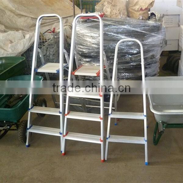 wholesale high quality house hold foldable multi-use four steps folding aluminum ladder