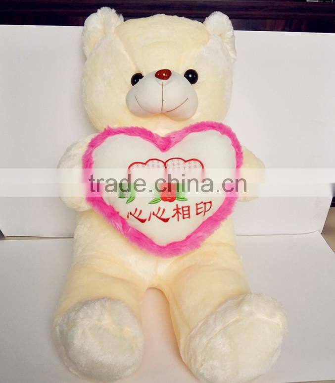2015 hot sale customized life size teddy bear for girlfriend