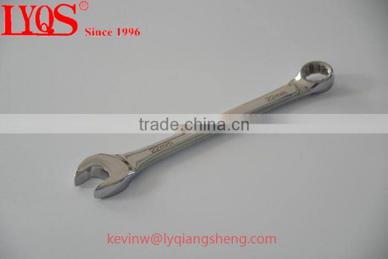 Drop forged carbon steel combination wrench set