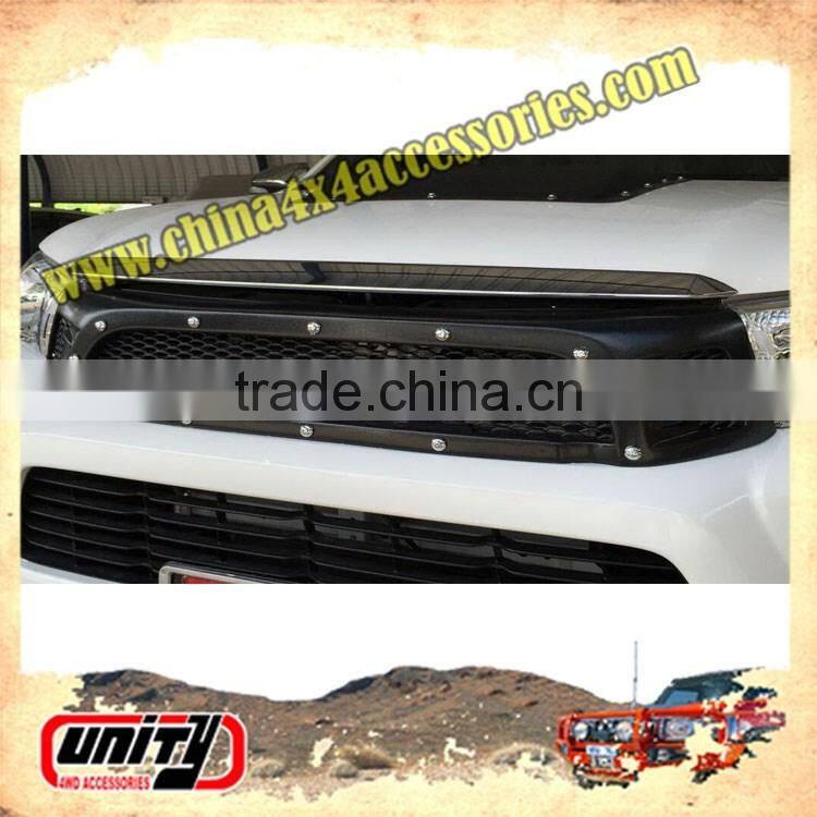 Fits Toyota Hilux Revo New Black Front Grille Grill Overlay