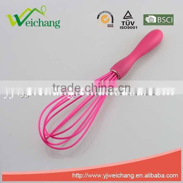 WCR043 New design funny shape Egg whisk Silicone Wire Whisk, Egg Frother, Milk & Egg Beater Blender hot sales