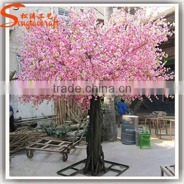 Fake artificial cherry blossom tree fabric artificial cherry blossom tree