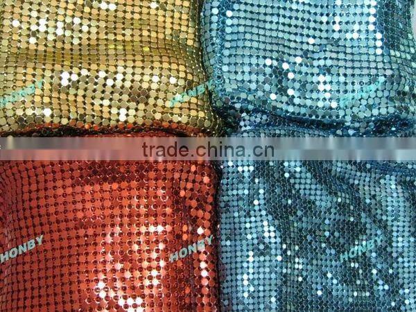 Colourful Metallic Fabric in 4mm Sequin