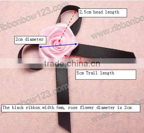 Light pink Color make ribbon rosettes