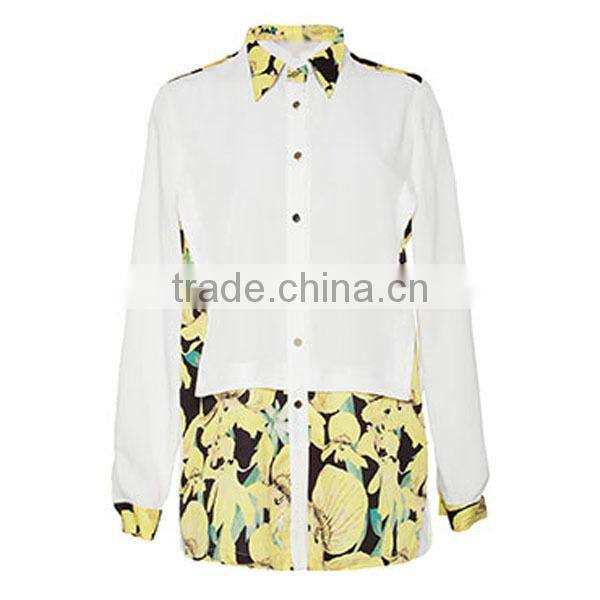 Good Quality Fashion Custom Solid Color oversized blouse