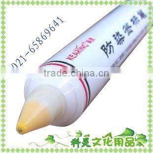 Fasion safe design Rubber buib toothpaste textile marker 65ml ink with 2 years life shelf span TM25-Y/B/R