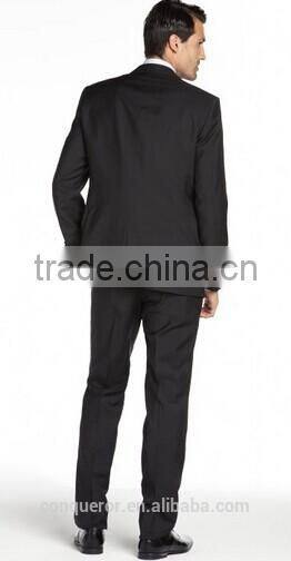 Black Wool 'Grand Central' 2-Button Suit(SHT1154)