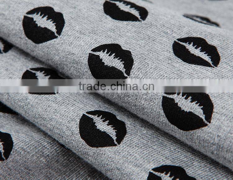 GZY famous model with printing design fabrics used for sportswear for women