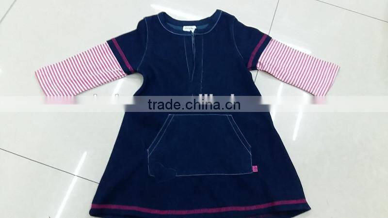Girl's new design cute fashion dress lots of goods china