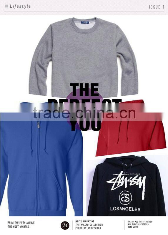 Unisex White Blank Hoodies With Zipper