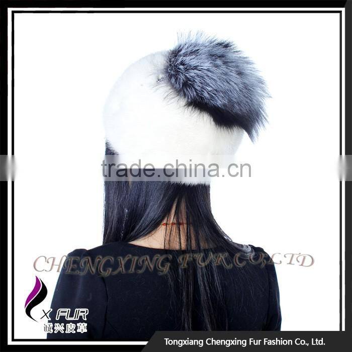 CX-C-181 Hot Sale Fashion Cap / Wholesale Price Mink Fur Hat