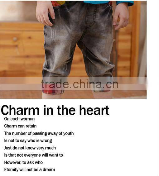 2-7Y Fashion Children Pants for boys with high quality of jeans
