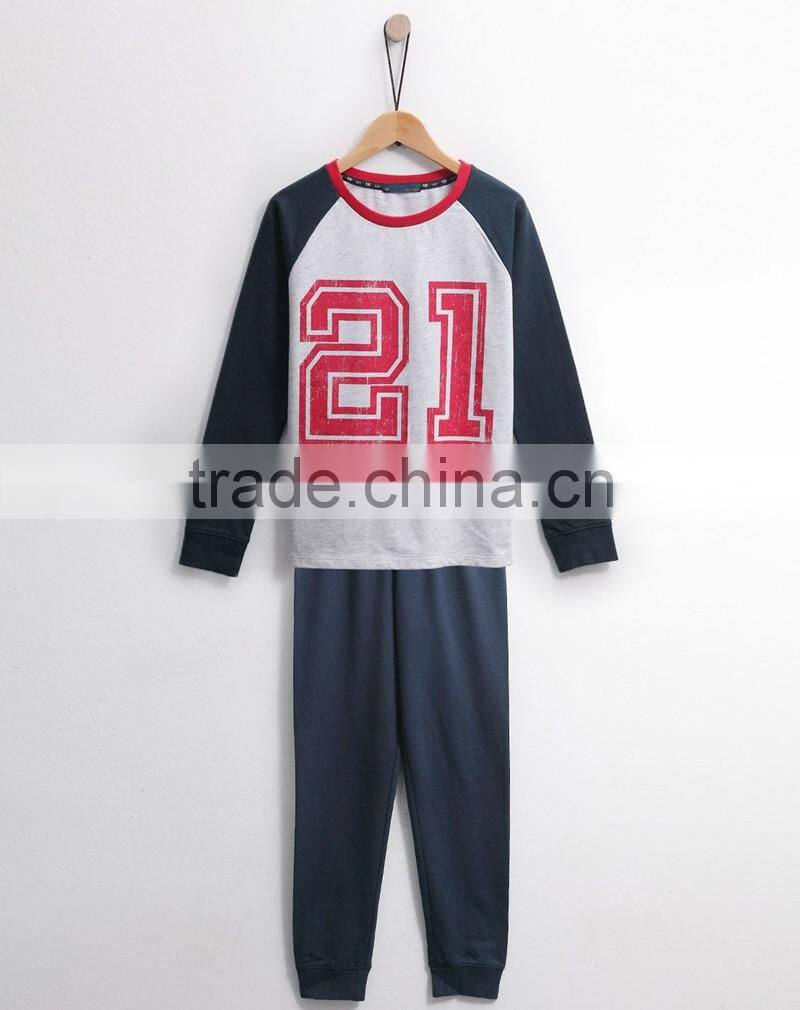 fashion boy print digital two-piece dress sport hoodies without hood