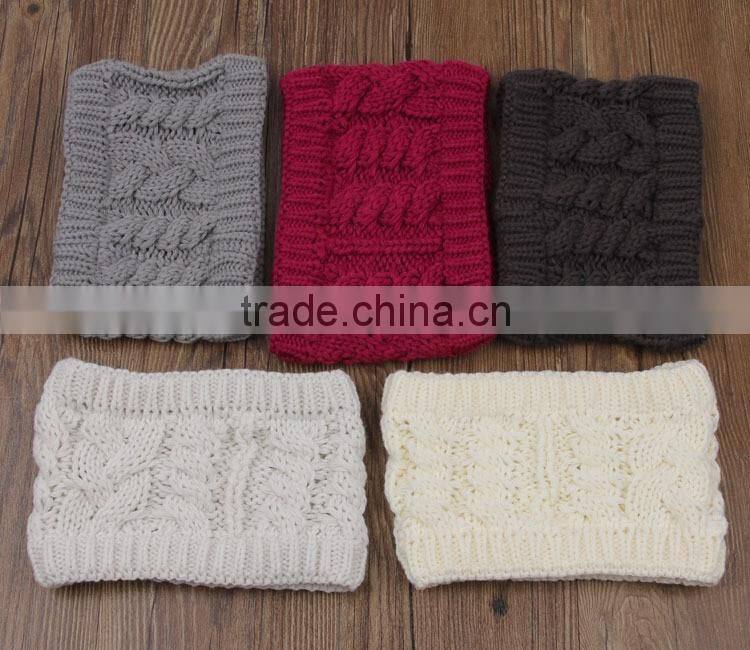 Grils Elastic Woolen Headband Hair Band/Woman Winter Crochet Headbands