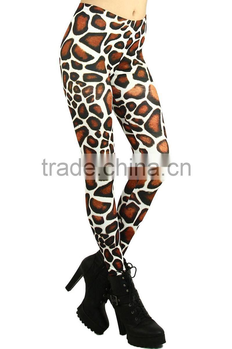 MGOO Custom Made Sublimation Print Leggings For Ladies Sportwear Yoga Leggings High Waist Polyester Spandex