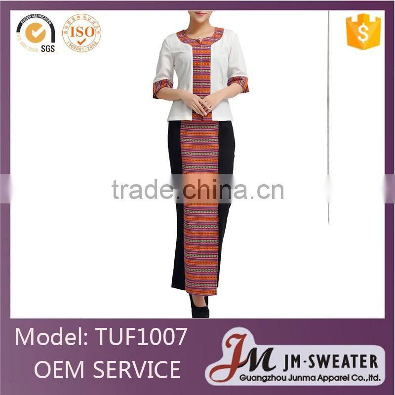 Latest worker design spa/beauty working uniform unique design uniform wholesale
