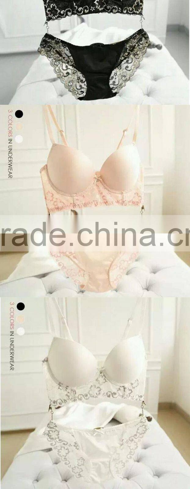 HSZ-28801 New Design Ladies Underwear Sexy Bra and Panty Girls Sexy Underwear Bra Factory in China