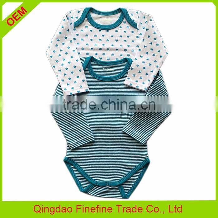 New design baby romper 2 pack lap shoulder bodysuit
