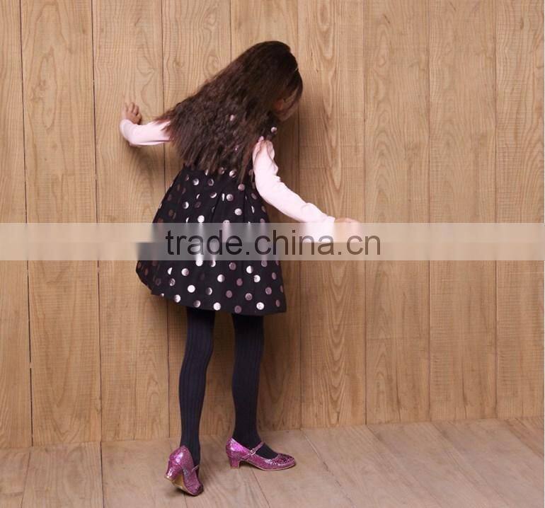 high end baby gril dress children frocks designs girl child polk dot dress wholesale