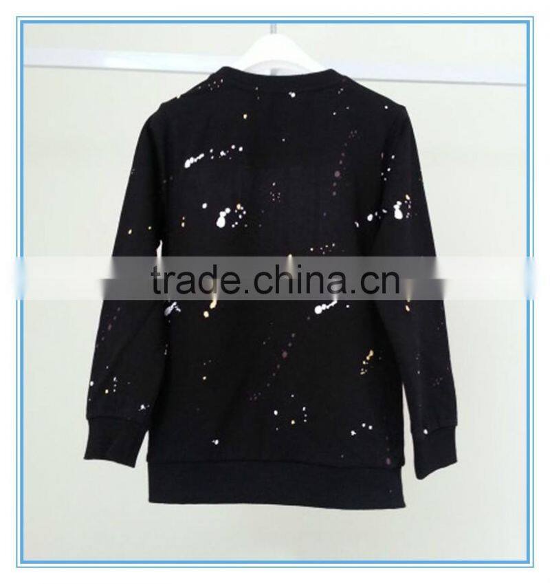 Robot printed crewneck sweatshirt, custom sweatshirt ,custom sweatshirt