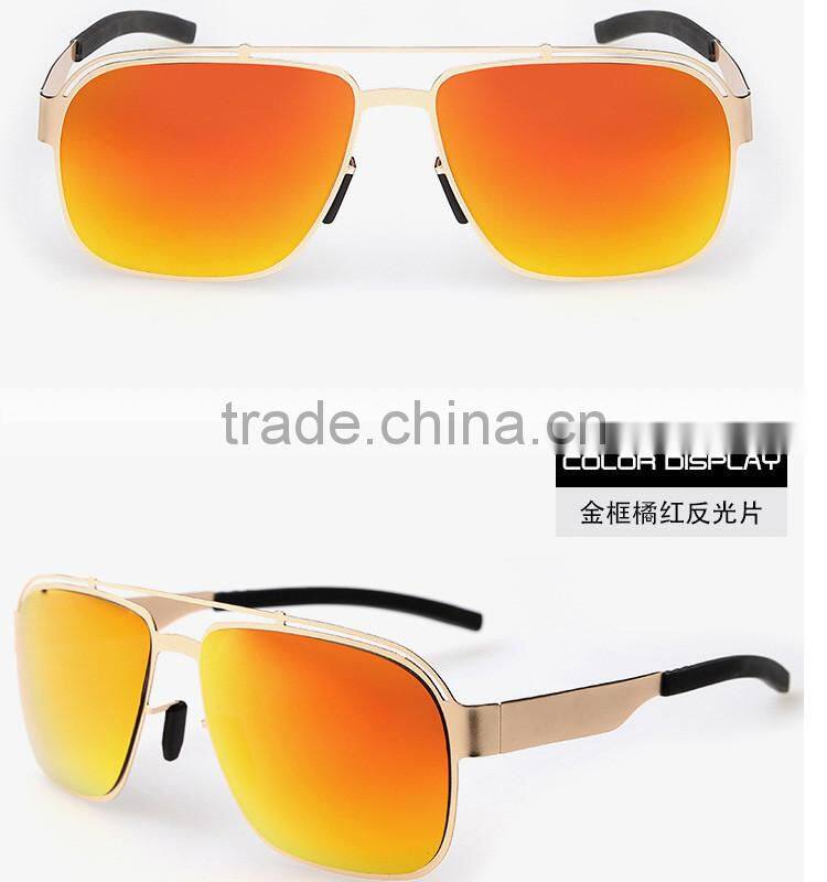 2016 Wholesale Fashion Cheap Man Sunglasses Whith Stainless Frame