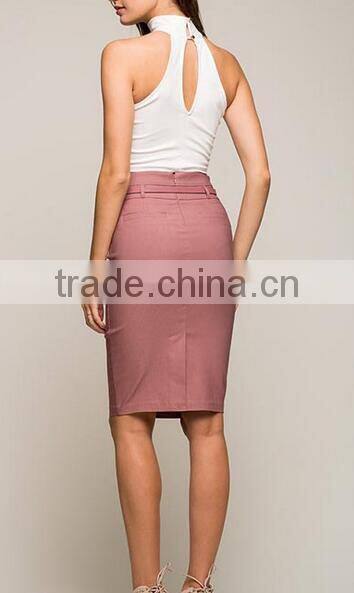 Runwaylover EY2203D 2017 Women High Waist Pencil Skirt For Office Lady