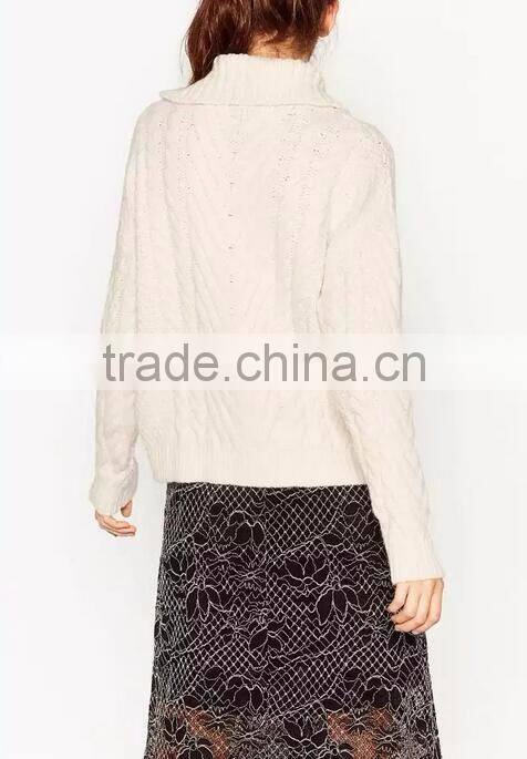 Runwaylover 2017 Latest Elegant Women Winter Clothes Warm Knitting Wool Pullover Sweaters