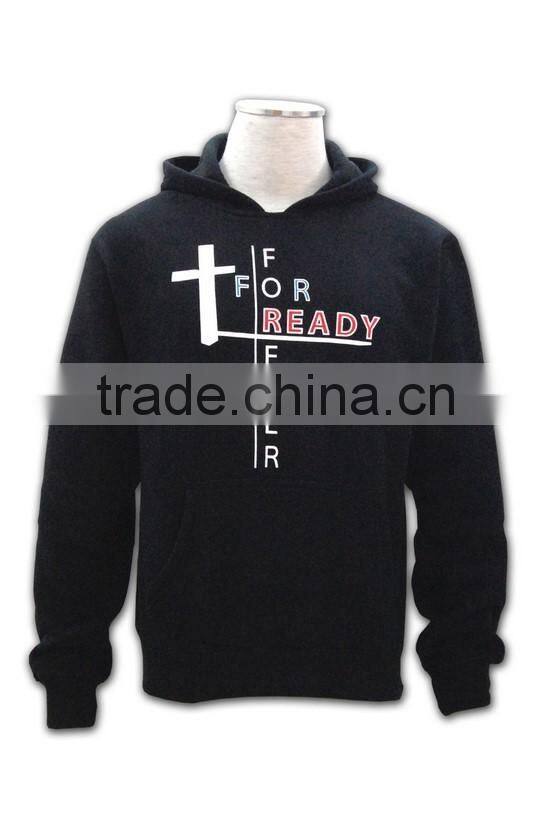 Lastest product best price screen print pullover warm thick hoodie