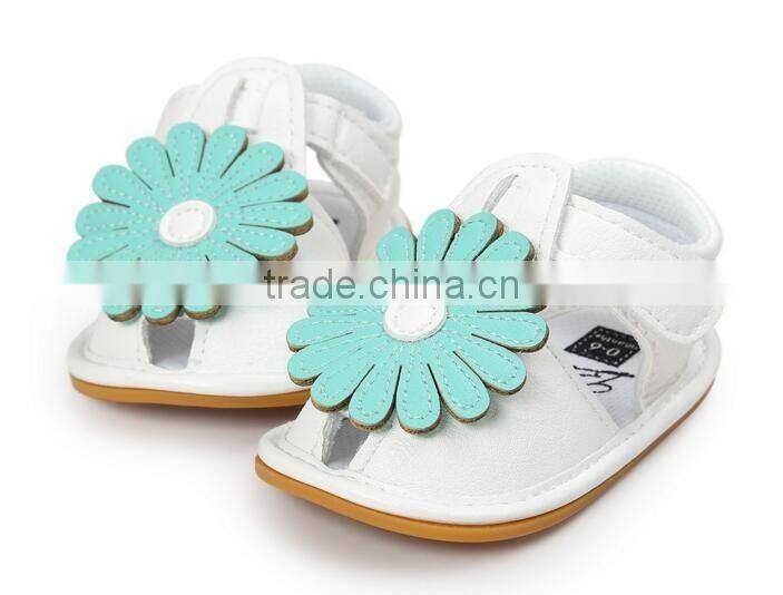 sunflower baby summer sandals, baby leather sandals