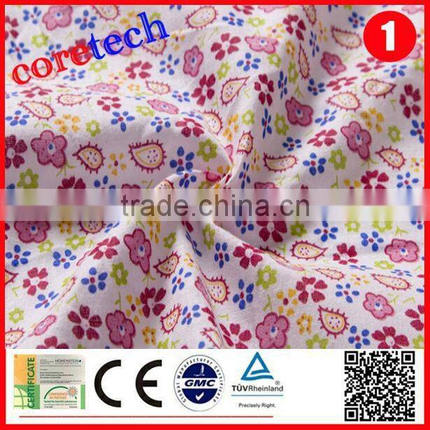 comfortable organic custom print cotton fabric wholesale factory
