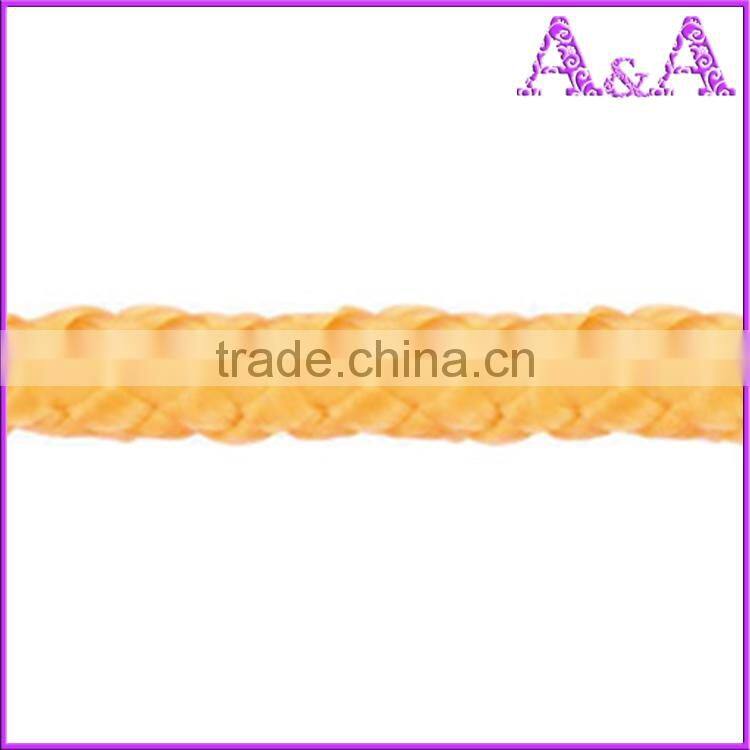 2017 latest 4mm - 64mm 3-strand twist floating yellow color synthetic polypropylene PP rope for electricity
