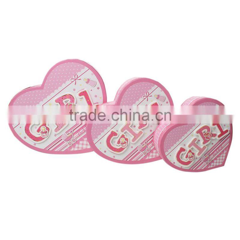 Paper Party Supplies Gift Set Boxes Heart At Random Baby Shower Decoration