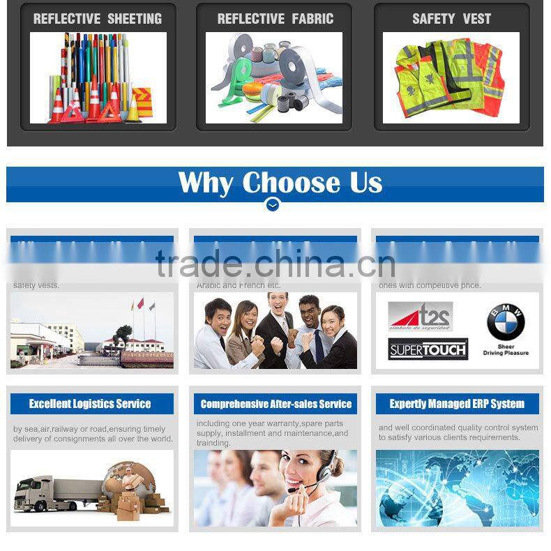 Colorful Polyester Reflective Fabric Material for Reflective Safety Garment