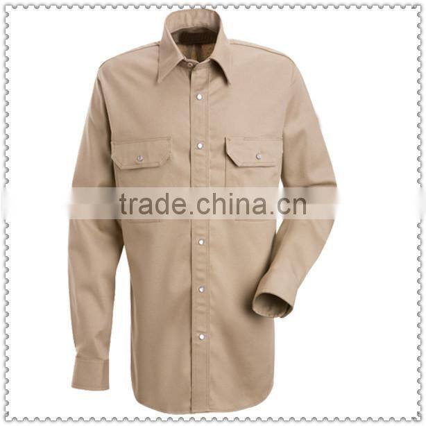 Flame Resistant Shirt FR Cotton Snap Front Shirt