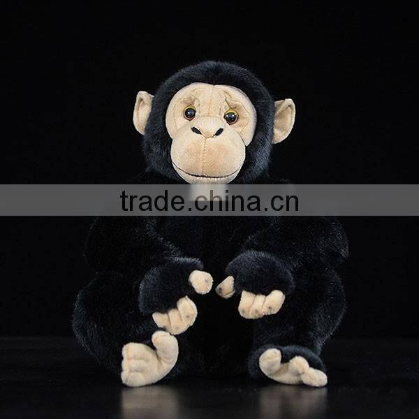 Make your own plush toy Wholesale custom chimpanzee plush wild animal plush gorilla toy
